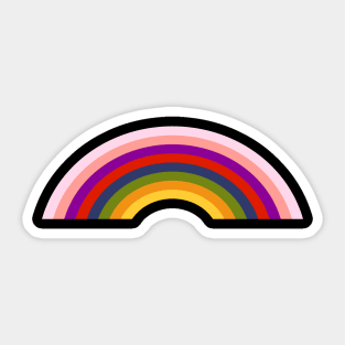 Unconventional Rainbow Sticker